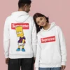 Streetwear Bart Simpson 4 Supreme Hoodie