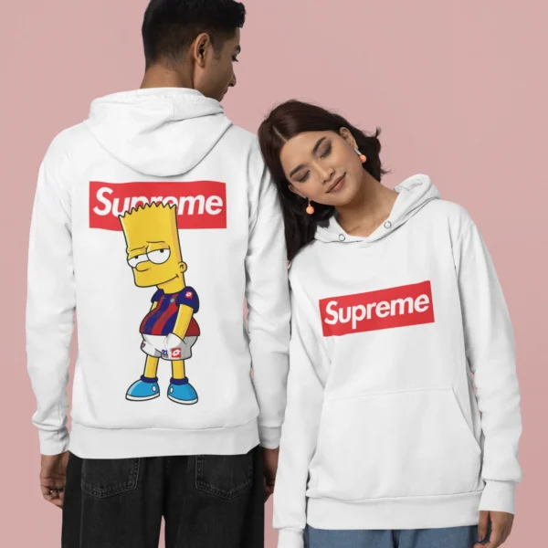 Streetwear Bart Simpson 4 Supreme Hoodie