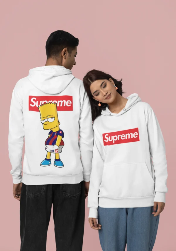 Streetwear Bart Simpson 4 Supreme Hoodie