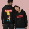 Streetwear Bart Simpson 4 Supreme Hoodie