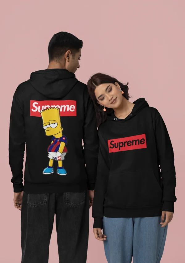 Streetwear Bart Simpson 4 Supreme Hoodie