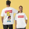 Streetwear Bart Simpson 4 Supreme T-shirt