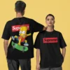 Streetwear Bart Simpson 7 Supreme T-shirt