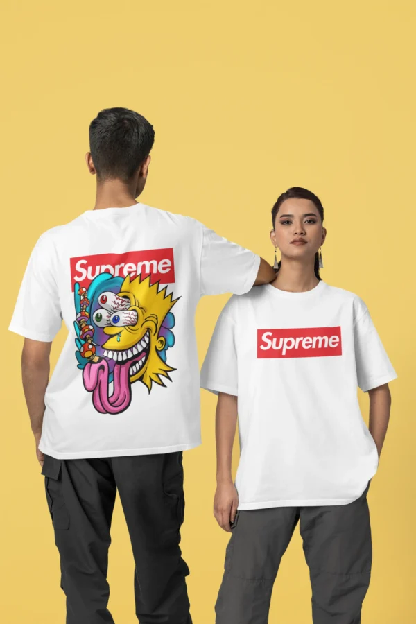 Streetwear Bart Simpson 8 Supreme T-shirt