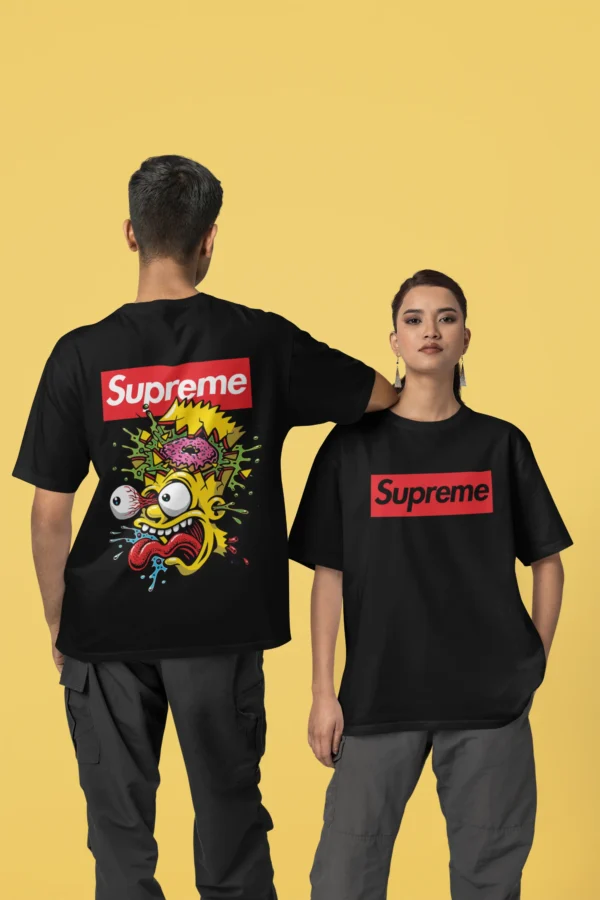 Streetwear Bart Simpson 9 Supreme T-shirt