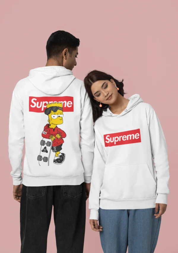 Streetwear Bart Simpson Supreme Hoodie