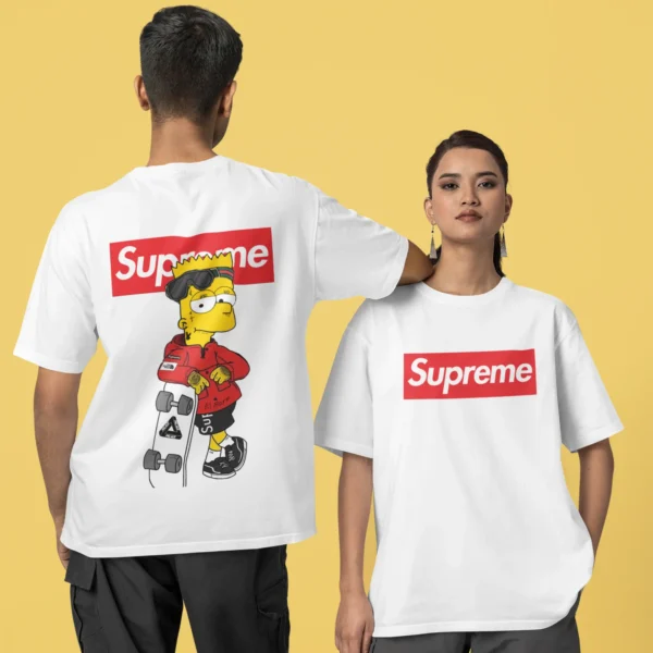 Streetwear Bart Simpson Supreme T-shirt