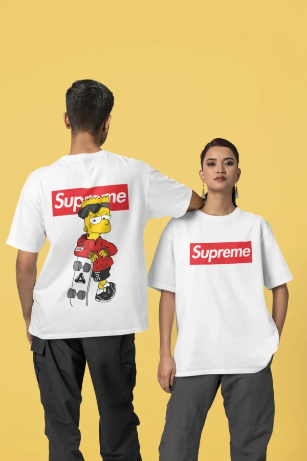 Streetwear Bart Simpson Supreme T-shirt
