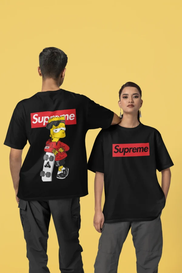 Streetwear Bart Simpson Supreme T-shirt