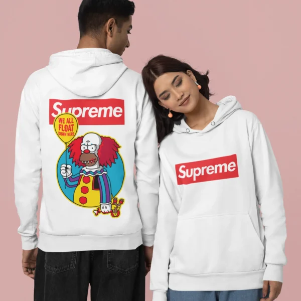 Streetwear Clown Simpson Supreme Hoodie