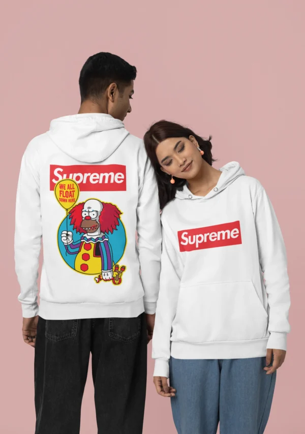 Streetwear Clown Simpson Supreme Hoodie