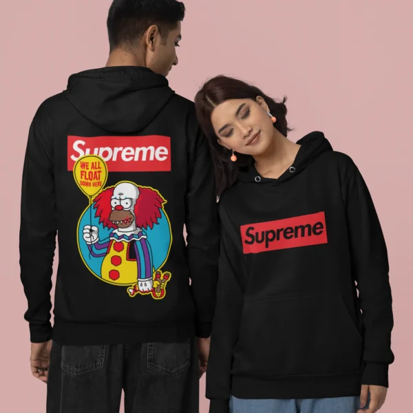 Streetwear Clown Simpson Supreme Hoodie