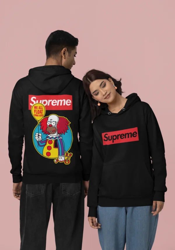 Streetwear Clown Simpson Supreme Hoodie
