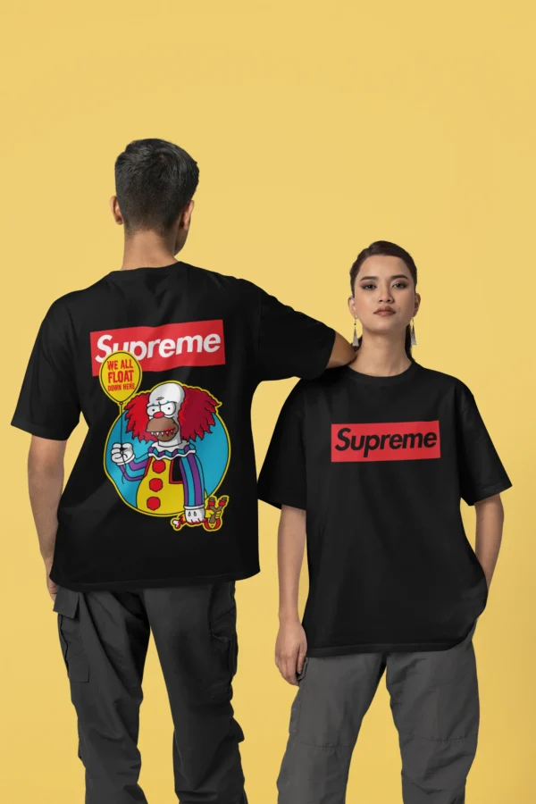 Streetwear Clown Simpson Supreme T-shirt