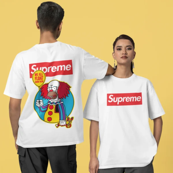 Streetwear Clown Simpson Supreme T-shirt