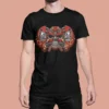 Streetwear Daruma Skull Urban T-shirt