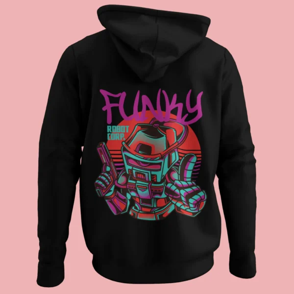 Streetwear Funky Robot Urban Hoodie