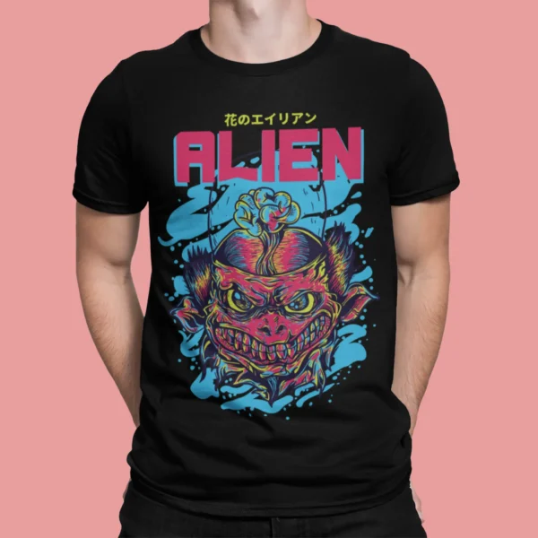 Streetwear Furious Alien Urban T-shirt