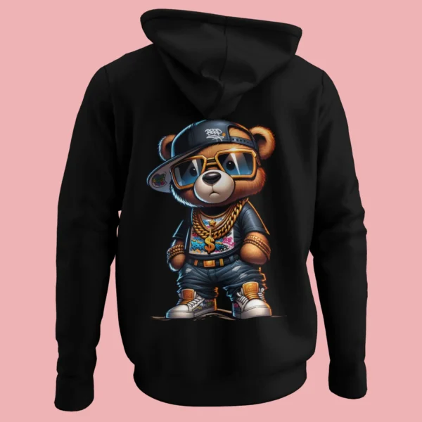 Streetwear Gangster Bear Urban Hoodie