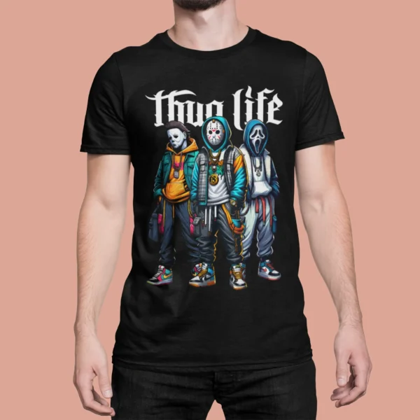 Streetwear Gangster Killer 3 Urban T-shirt2