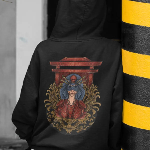 Streetwear Geisha Urban Hoodie