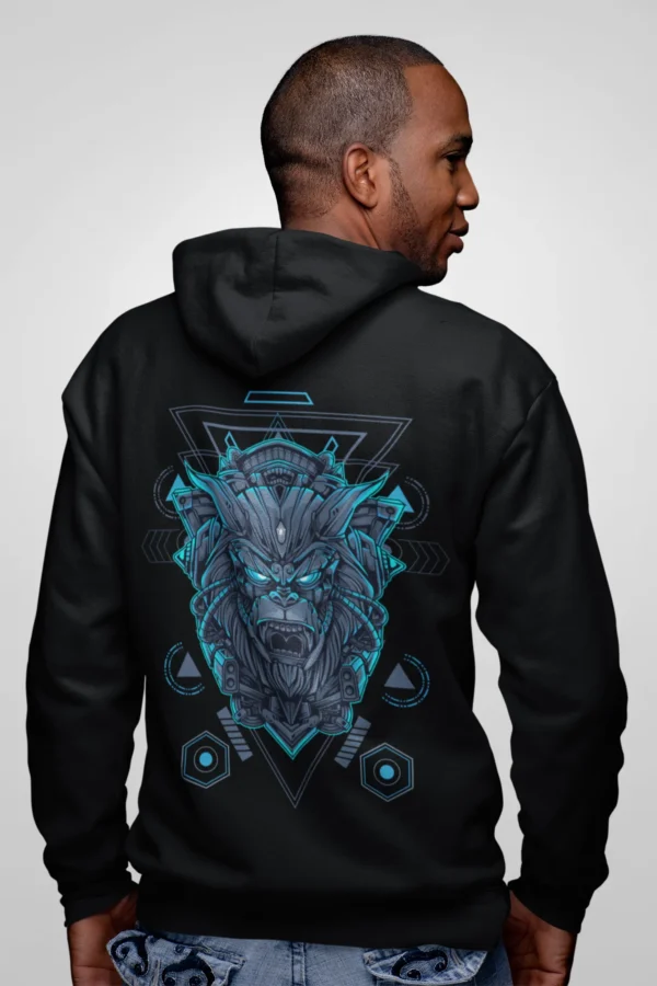 Streetwear Gorilla Geometry Urban Hoodie