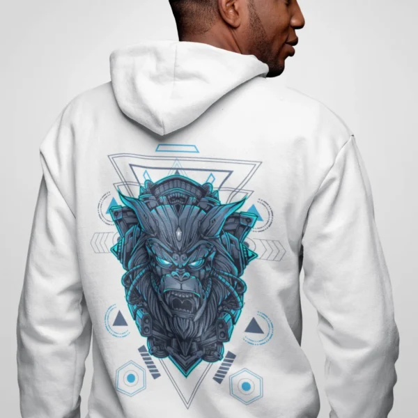 Streetwear Gorilla Geometry Urban Hoodie