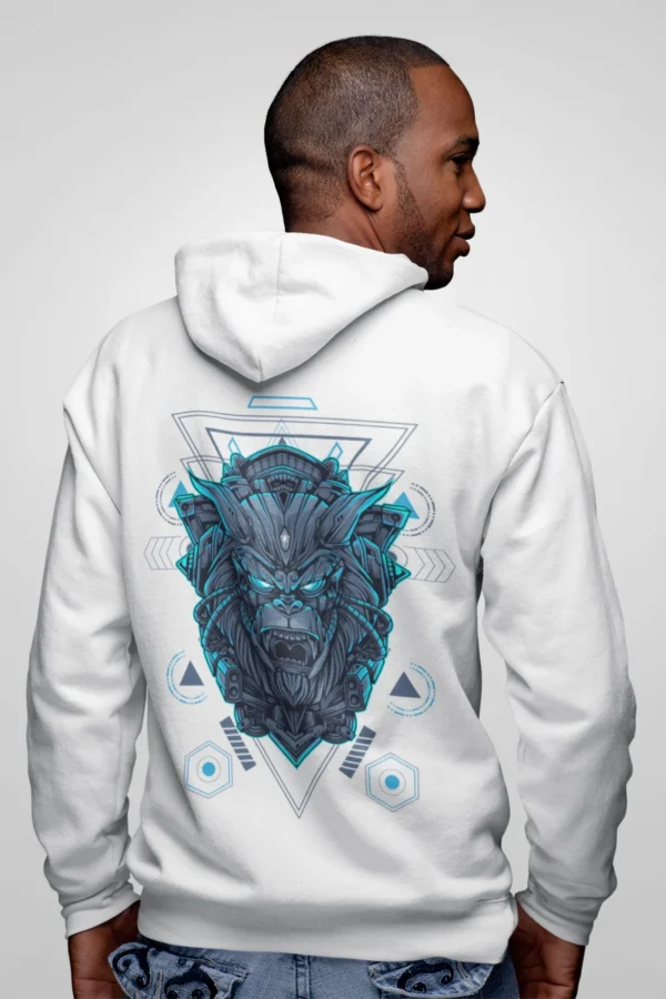 Streetwear Gorilla Geometry Urban Hoodie