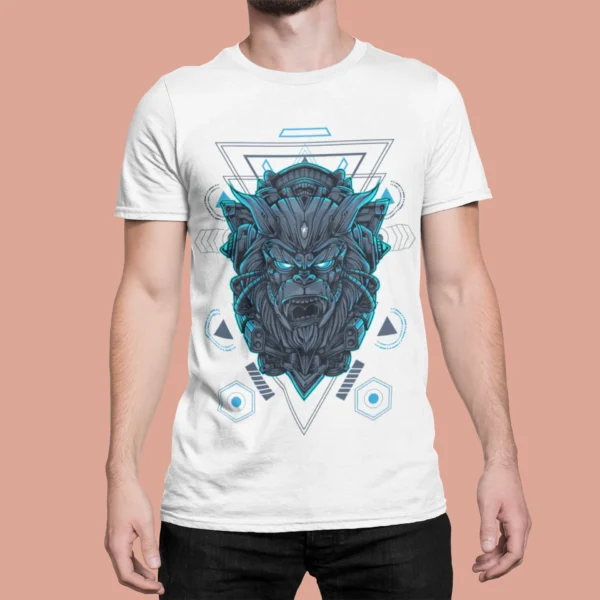 Streetwear Gorilla Geometry Urban T-shirt