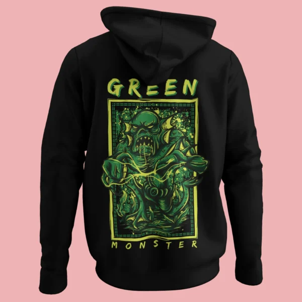 Streetwear Green Monster Urban Hoodie
