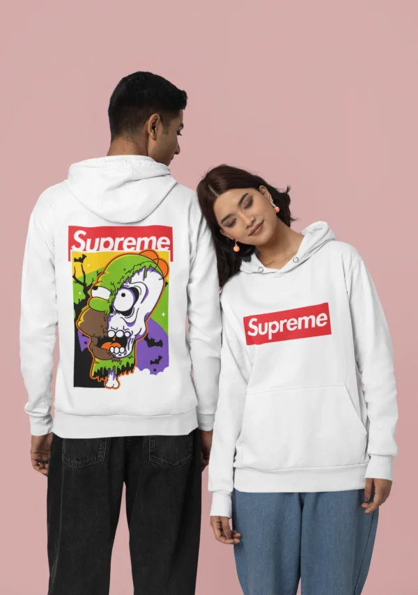 Streetwear Homer Simpson 2 Supreme Hoodie