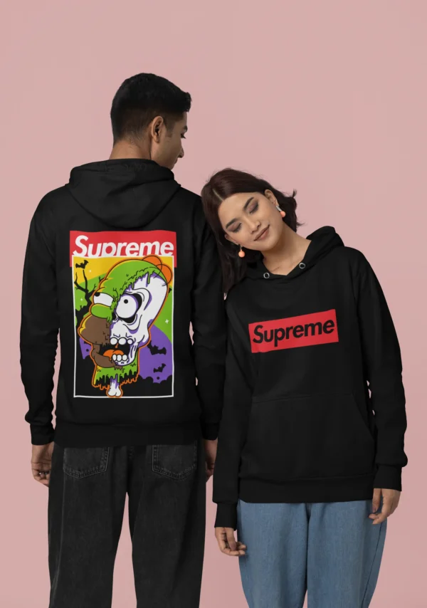 Streetwear Homer Simpson 2 Supreme Hoodie