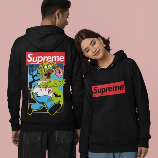 Streetwear Homer Simpson Supreme Hoodie