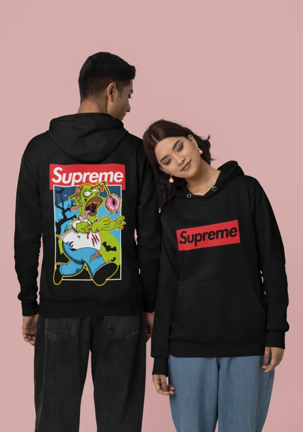 Streetwear Homer Simpson Supreme Hoodie