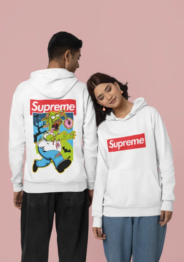 Streetwear Homer Simpson Supreme Hoodie