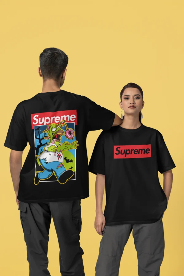 Streetwear Homer Simpson Supreme T-shirt