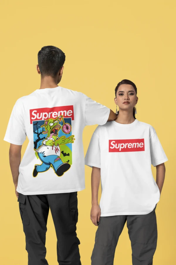 Streetwear Homer Simpson Supreme T-shirt