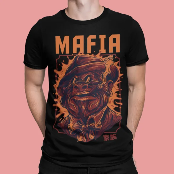 Streetwear Mafia Monkey Urban T-shirt Streetwear Mafia Monkey Urban T-shirt