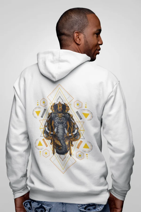 Streetwear Mammoth Geometry Urban Hoodie