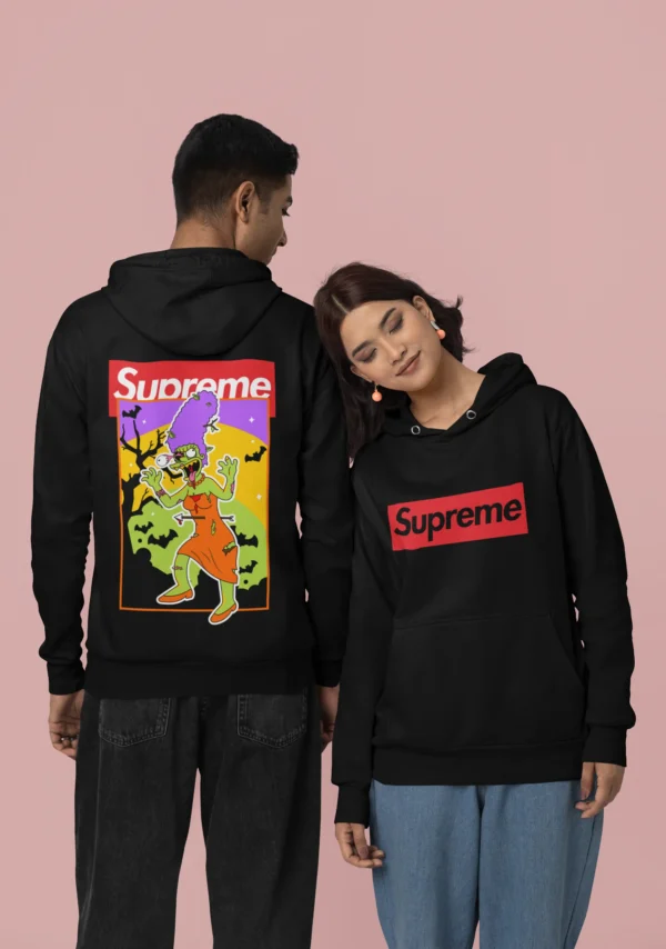 Streetwear Marge Simpson Supreme Hoodie