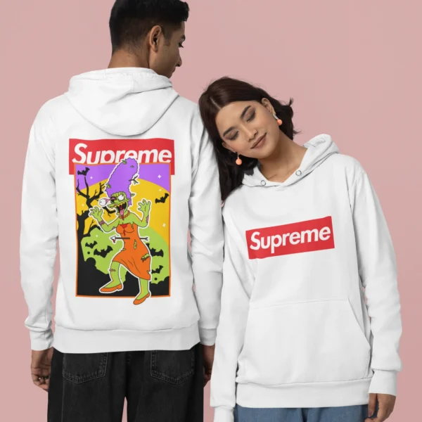 Streetwear Marge Simpson Supreme Hoodie