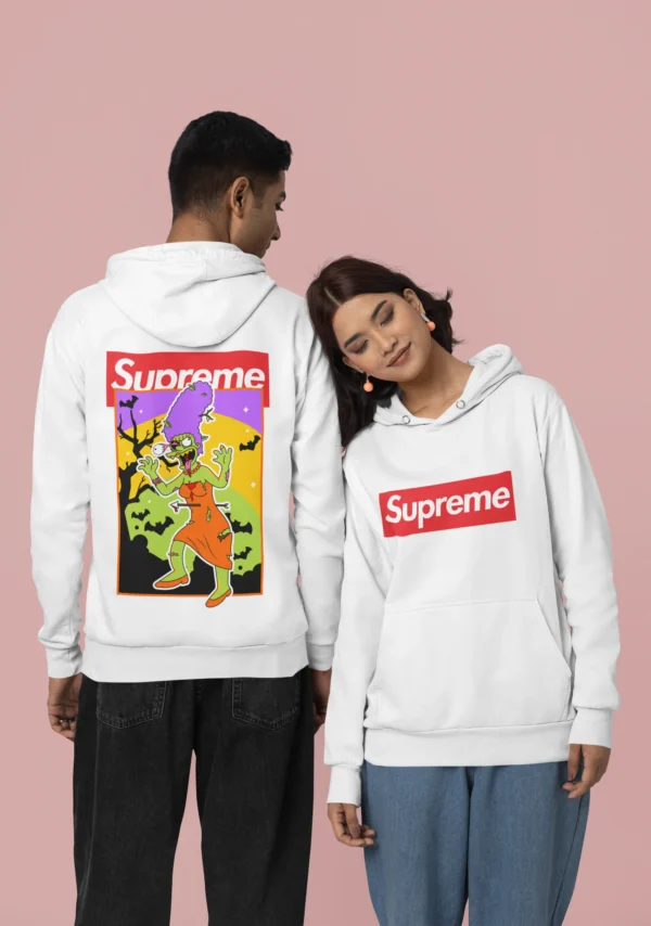Streetwear Marge Simpson Supreme Hoodie