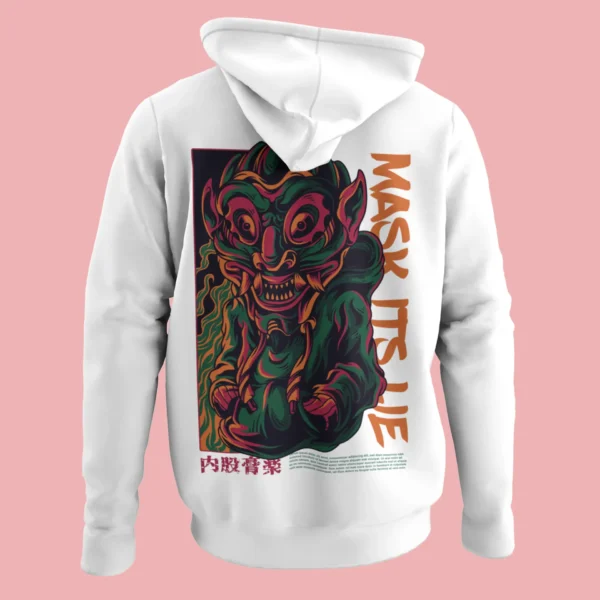 Streetwear Mask Its Lie Urban Hoodie