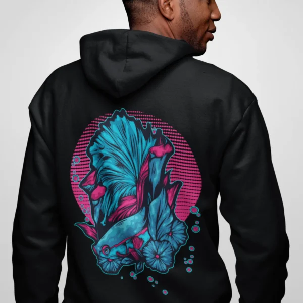 Streetwear Mecha Fish Urban Hoodie