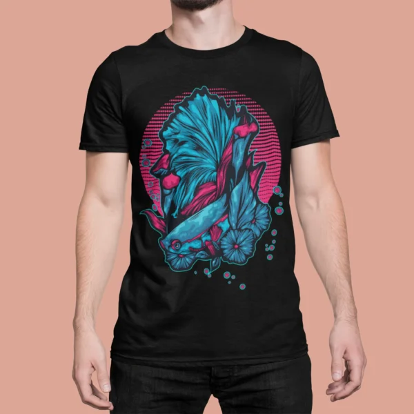 Streetwear Mecha Fish Urban T-shirt