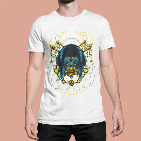 Streetwear Oiran Geometry Urban T-shirt