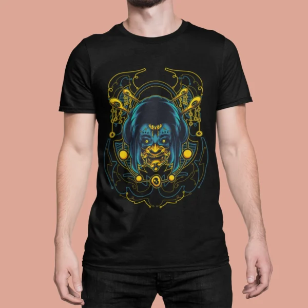 Streetwear Oiran Geometry Urban T-shirt