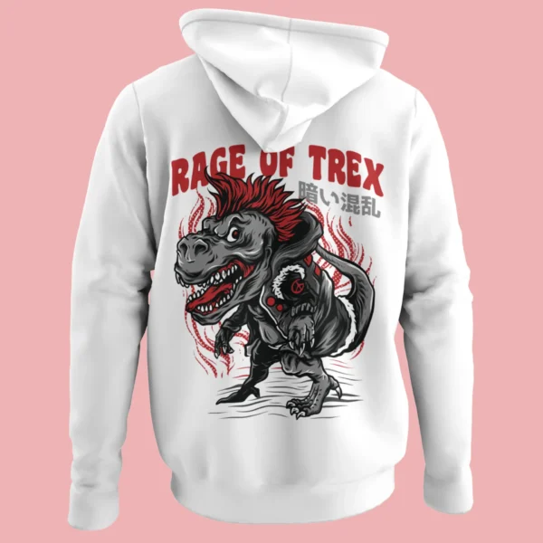 Streetwear Rage Of Trex Urban Hoodie