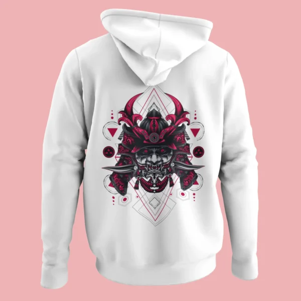 Streetwear Samurai Geometry 2 Urban Hoodie