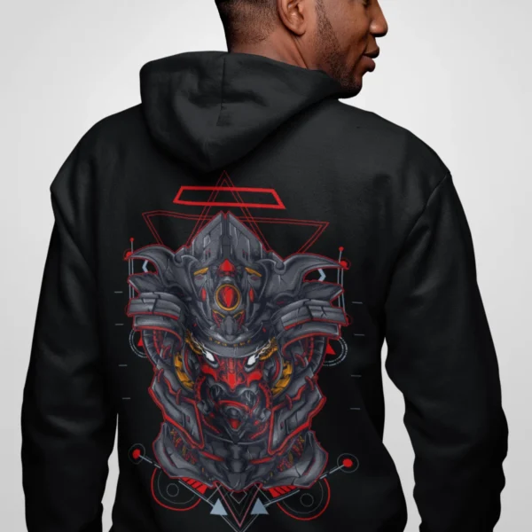 Streetwear Samurai Geometry Urban Hoodie